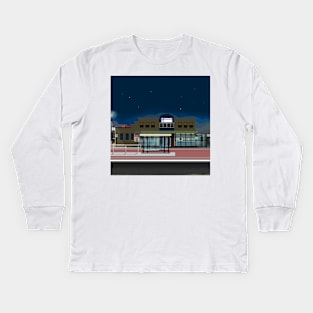 Night at the Bus Terminus, Nowra Kids Long Sleeve T-Shirt